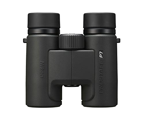 Nikon Binocolo Prostaff P7 10X30, Compatto, Leggero E Resistente, Impermeabile, Lenti E Prismi Rivestimento Multistrato, Nero