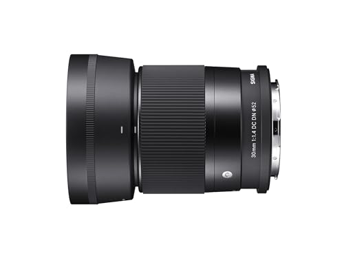 Sigma Obiettivo Da 30Mm F1.4 Dc Dn | C, Attacco Sony E-Mount, Paraluce Incluso, Nero