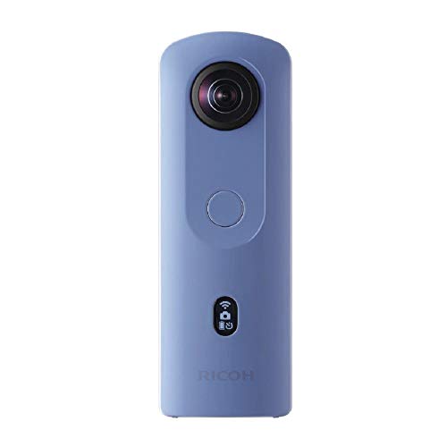 Ricoh Theta Sc2 Blue 360°Fotocamera 4K Video Con Stabilizzazione Dell'Immagine Alta Qualità Di Trasferimento Dati Ad Alta Velocità Bella Visione Nottu