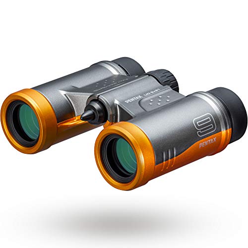 Pentax Ud 9X21 Binocolo Porro Grigio, Arancione Ud 9X21, Porro, 9X, 2,1 Cm, Trattamento Multiplo, Grigio, Arancione, 195 G