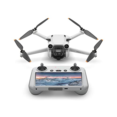 Dji Mini 3 Pro Con Dji Smart Control - Drone Con Telecamera Pieghevole E Leggero Con Video 4K/60 Fps, Foto Da 48 Mp, 34 Minuti Di Volo, Rilevamento Os