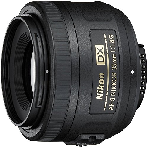 Nikon Obiettivo Nikkor Af-S Dx 35 Mm F/1.8G, Nero [Versione Eu]