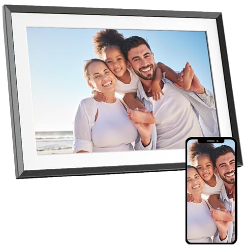 Agfaphoto Realiview Apf1000 Wifi Hd 10” Cornice Digitale - Memoria 32Gb, Funzione Meteo E Orologio, Condivisione Remota, Montabile A Parete - 1200X800