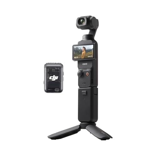 Dji Osmo Pocket 3 Creator Combo, Fotocamera Con Cmos Da 1'' E Video 4K/120Fps, Stabilizzazione A 3 Assi, Tracciamento Volti/Oggetti, Messa A Fuoco Rap