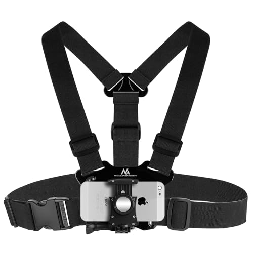 Maclean Mc-773 Bretelle Gopro Sport Universali Fotocamera Per Cellulare Compatibile Con Fotocamere Gopro