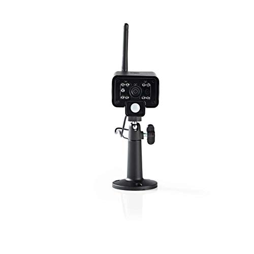 Fotocamera Digitale Wireless - 2.4 Ghz - Vga - Interno Ed Esterno - Visione Notturna: 5.00 M - Angolo Di Osservazione: 73 ° - Nero - Ip54