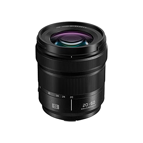 Panasonic Lumix S-R2060E Obiettivo 20-60 Mm, F3.5-5.6, Design Rugged, Pratico E Versatile, Nero