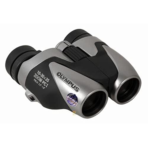 Olympus 10-30X25 Zoom Pc I Binocolo Amatoriale Compatto, Argento