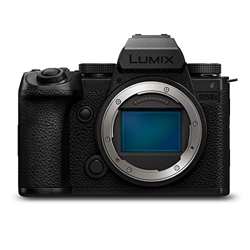 Panasonic Lumix Dc-S5M2Xe Fotocamera Mirrorless Full Frame, Registrazione 4K 60P E 6K 30P Illimitata, Flip Screen, Wi-Fi, Phase Hybrid Af, Active Is,