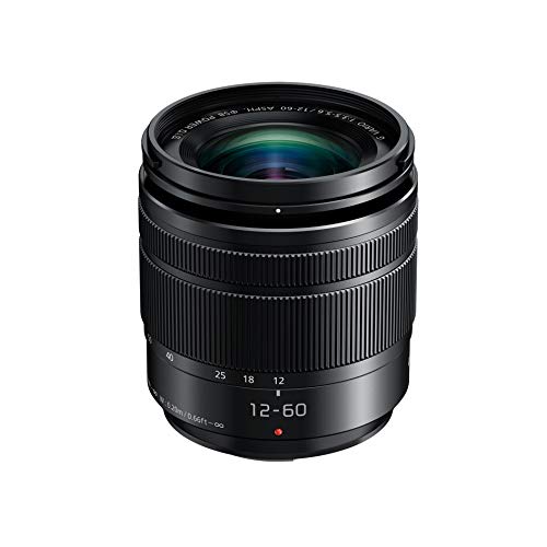Panasonic Lumix G Vario H-Fs12060E Obiettivo Zoom Standard Micro 4/3 12-60Mm, F3.5-5.6 Asph., Power O.I.S., Nero