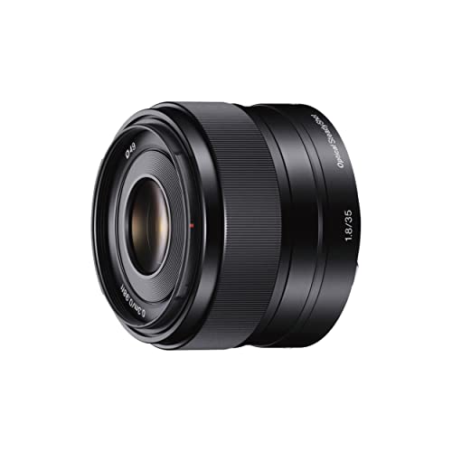 Sony Sel-35F18 Obiettivo A Focale Fissa 35 Mm F1.8, Mirrorless Aps-C, Attacco E, Nero