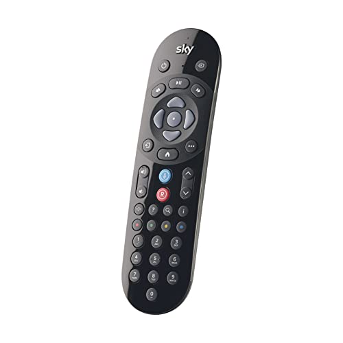 Telecomando Vocale Originale Sky Q – Compatibile Con Sky Q 1Tb O 2Tb Box Più Sky Q Mini Box – Confezione Ufficiale Sky – Nero – Sky135