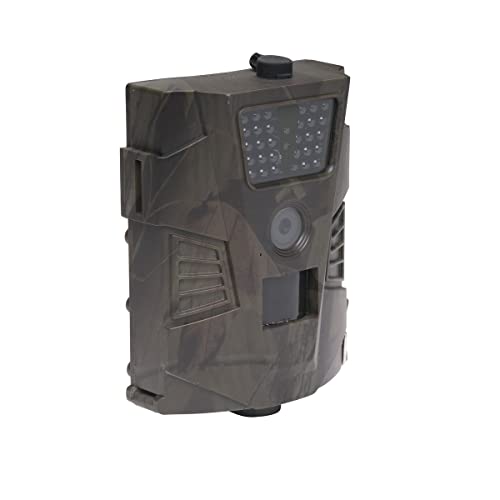 Denver Wct-5002 - Fotocamera Digitale Per Selvaggina – Sensore Cmos Da 5 Mp, 1080P Full Hd, 30 Led Ir, Ip65, Impermeabile, Con Scheda Sd Da 8 Gb E Bat