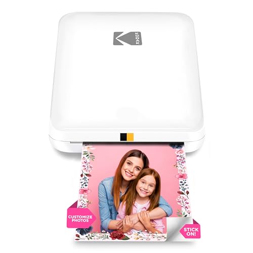 Kodak Step Slim Stampante Fotografica Mobile Istantanea – Stampa In Modalità Wireless Foto Da 5,1 X 7,6 Cm Su Carta Zink Con Dispositivi Ios E Android