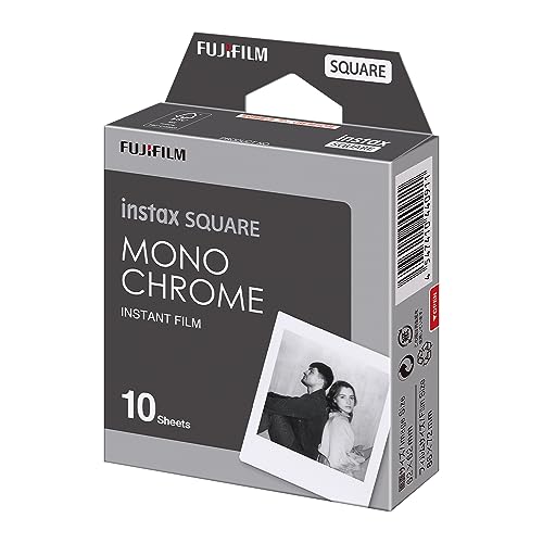 Fujifilm Instax Monochrome Film, A Tinta Unita, Square 10 Shot