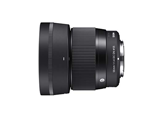 Sigma - Obiettivo 56Mm-F/1.4 (C) Af Dc Dn, Attacco Micro 4/3, Mirrorless, Nero