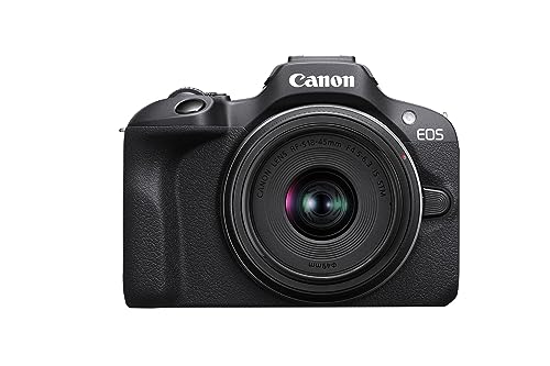 Canon Eos R100 + Rf-S 18-45Mm F4.5-6.3 Is Stm (24.1Mp Aps-C Mirrorless Camera, Dual Pixel Cmos Af, 4K Video, Wi-Fi & Bluetooth)