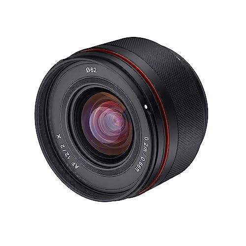Samyang Af 12Mm F2.0 Fuji X Obiettivo - Messa A Fuoco Automatica Ultra Grandangolare, Lunghezza Focale Fissa Per Fujifilm