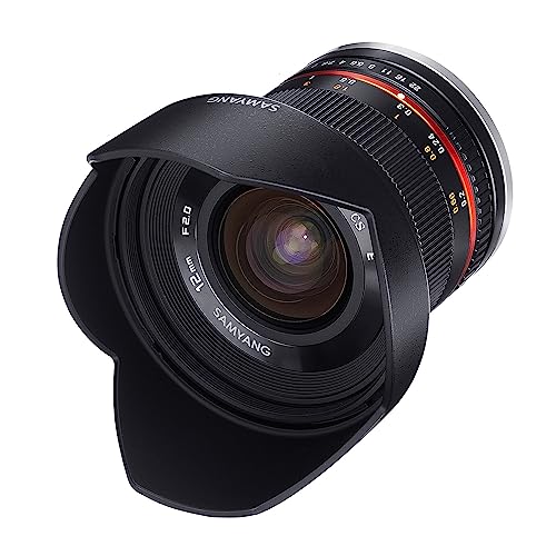 Samyang 12Mm F2.0 Obiettivo Per Sony E - Obiettivo Grandangolare Lunghezza Focale Fissa Obiettivo Fotografico Con Messa A Fuoco Manuale Per Fotocamere