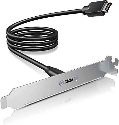 Graugear | Adattatore Da Presa Type-C A A-Key, Supporto Usb 3.2 Gen2 Gen2 Fino A 20 Gbit/S, Cavo Di Espansione Usb-C | Cavo Di Estensione Usb-C | Cavo