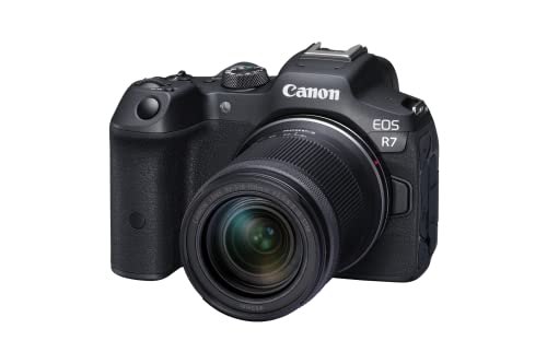 Canon Eos R7 Aps-C Mirrorless + 18-150Mm Is Stm (32,5 Mp, Fino A 15 Fps, Digic X, Video 4K Uhd Fino 60P, Dual Pixel Cmos Auto Focus Ii, Display Touch