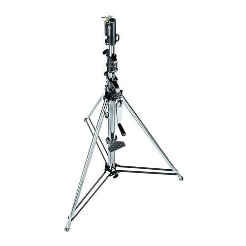 Manfrotto 087Nwb Stativo Wind-Up Con 3 Sezioni, Nero