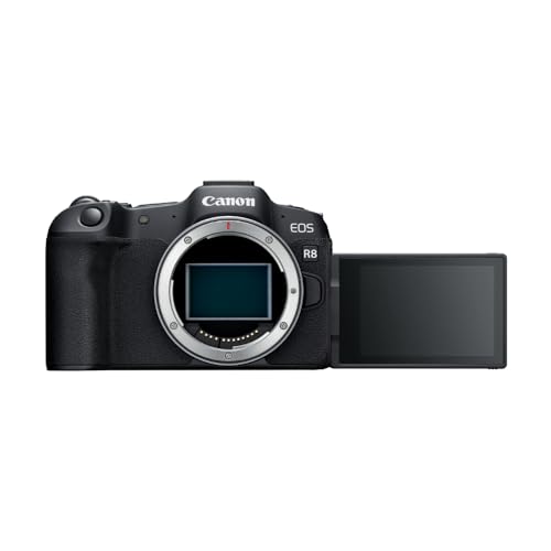 Canon Eos R8 Full Frame Mirrorless (24,2 Mp,- Fino A 40Fps, Digic X, Video 4K Uhd Fino 60P, Dual Pixel Cmos Auto Focus Ii, Display Touch Orientabile 7