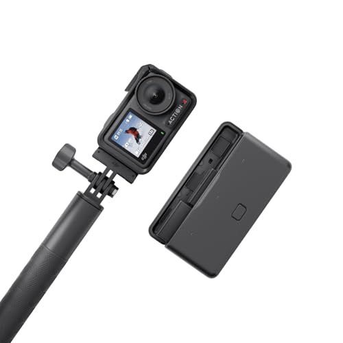 Dji Osmo Action 4 Combo Adventure - Action Cam Impermeabile 4K/120Fps, Sensore Da 1/1.3 Pollici, 10 Bit E D-Log M, Fov Di 155º Ultra Ampio, Fino A 7,5