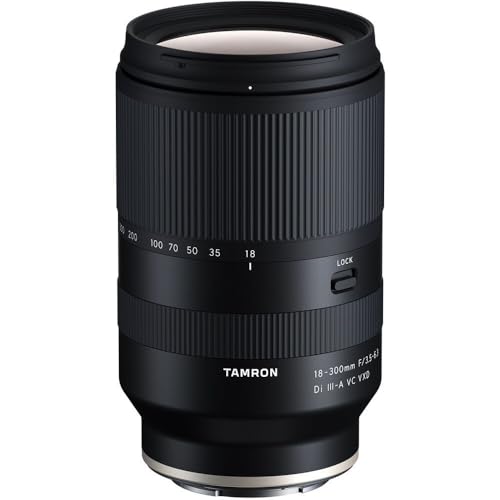 Tamron B061S 18-300Mm F/3.5-6.3 Di Iii-A Vc Vxd, Obiettivo Per Sony E-Mount (Aps-C), Nero
