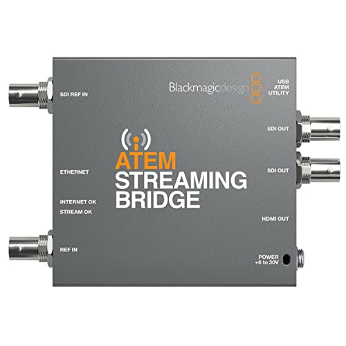 Blackmagic Design Atem Streaming Bridge (Bm-Swatemminisbpr), Nero