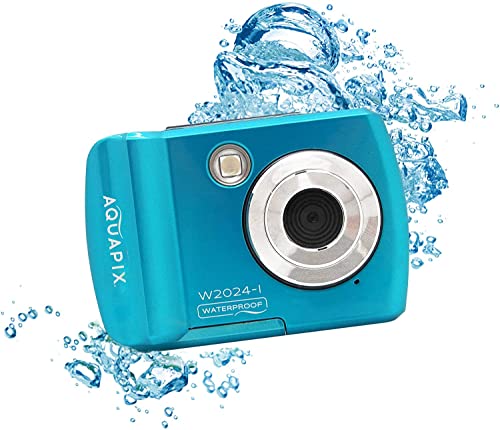 Easypix Fotocamera Subacquea Easypix W2024-I Splash Iceblue, 14 Mp, Doppio Schermo, Blu