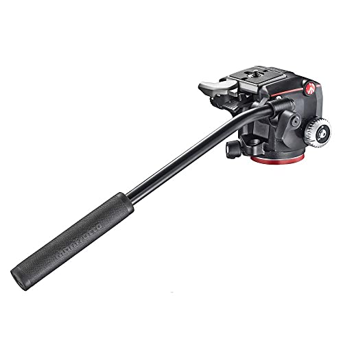 Manfrotto Xpro Testa Fluida: Selettore Fuidità, Treppiede Pro, Testa Per Mirrorless, Dslr, Videocamere, Per Fotografi Professionisti, Creazione Conten