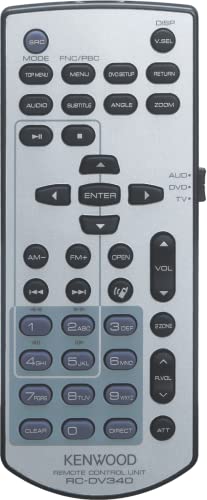 Kenwood Kca-Rcdv340, Telecomando A Infrarossi Wireless Multifunzionale Per Sistemi Multimediali E Navigazioni Kenwood