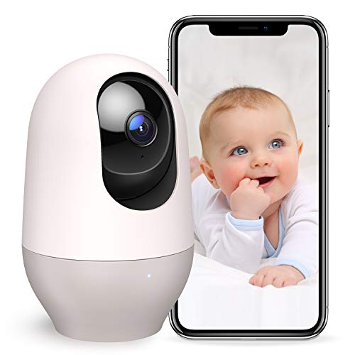 Nooie Baby Monitor Con Fotocamera, Telecamera Di Sorveglianza Ip Per Animali Domestici, Fotocamera Interna 1080P, Rilevamento Di Movimento E Rumore, A