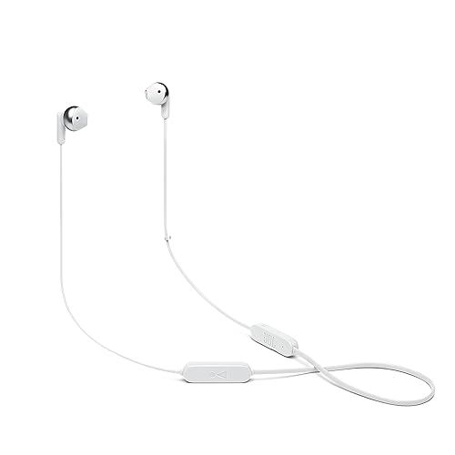 Jbl Tune 215Bt Cuffie Auricolari Wireless, Cuffia Auricolare Senza Fili Bluetooth 5.0, Con Microfono Integrato, Vivavoce E Cavo Piatto Antigroviglio,