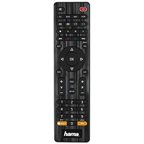 Hama 12306 Telecomando Universale, Nero
