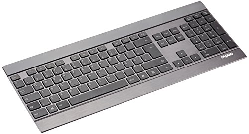 Rapoo E9270P Tastiera Wireless Ultra-Slim Touch, Layout Tedesco Qwertz [Germania]