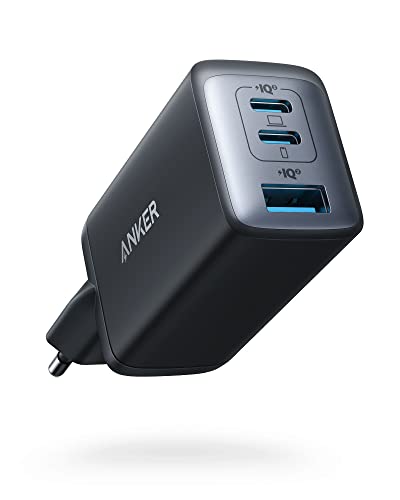 Anker Caricatore Usb C Rapido 735 (Nano Ii 65 W) Pod A 3 Porte Pps, Alimentatore Compatto Usb-C Per Macbook Pro/Air, Ipad Pro, Steam Deck, Galaxy S20,