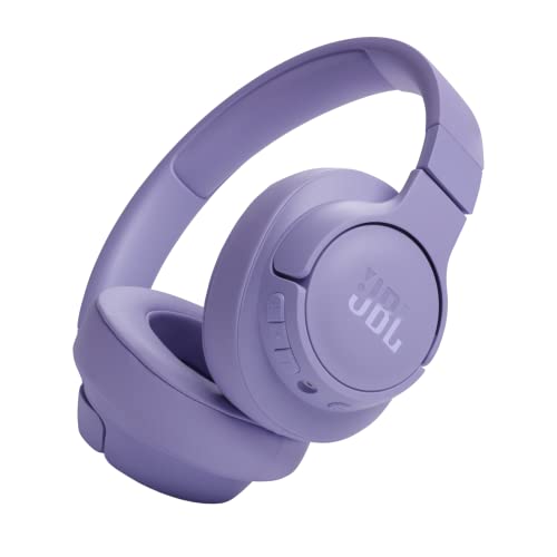 Jbl Tune 720Bt Cuffie Over-Ear Bluetooth Wireless, Pieghevoli E Leggere, Microfono E Comandi Su Padiglione Con Voice Aware, Jbl Pure Bass, Connessione