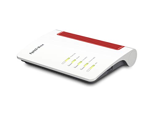 Avm Fritz!Box 7530 Ax Wi-Fi 6 Router (Dsl/Vdsl,1.800 Mbit/S (5 Ghz) E 600 Mbit/S (2,4 Ghz), Fino A 300 Mbit/S Con Supervectoring Vdsl 35B,Wlan Mesh, B