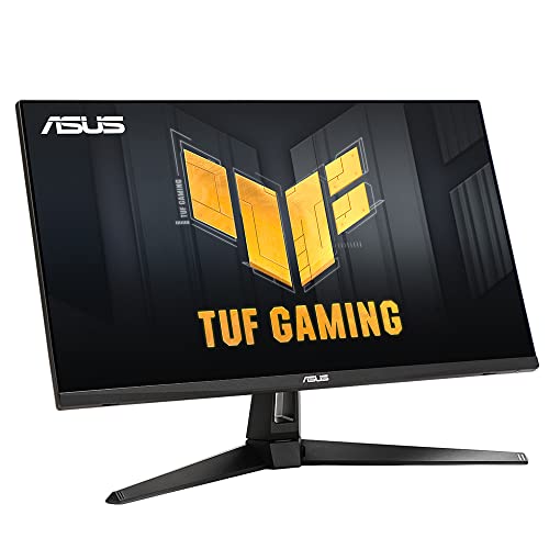 Asus Tuf Gaming Vg27Aqa1A Monitor Gaming 27”, Wqhd, Overclock Fino A 170 Hz, Tecnologia Extreme Low Motion Blur, Freesync Premium E Shadow Boost, 1 Ms