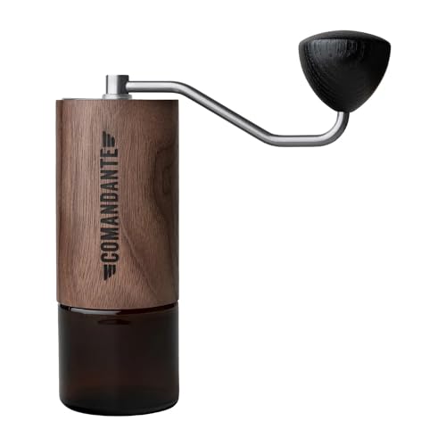 Comandante Macinacaffè C40 Mk4 Nitro Blade Liquid Amber/Acciaio Inossidabile