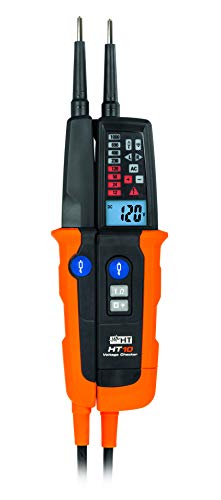 Ht Instruments - Tester Di Tensione (Cat Iv) A 2 Poli Con Alimentazione Fino A 1000 V Ac/Dc