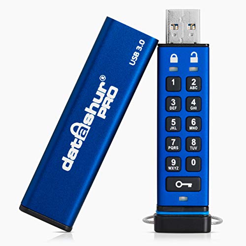 Istorage Datashur Pro 64 Gb Encrypted Usb Memory Stick Fips 140-2 Level 3 Certified Password Protected Dust/Water Resistant