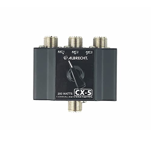 Albrecht Cx-5, Interruttore Antenna A 3 Vie, Cb-Funk, 7402, Per Il Collegamento Di 3 Antenne A Una Radio
