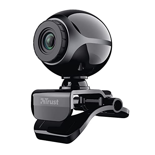Trust Exis Webcam Con Risoluzione 640 X 480, Black