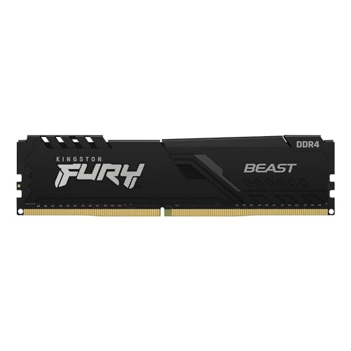 Kingston Fury Beast 8Gb 3200Mhz Ddr4 Cl16 Memoria Gaming Kit Per Computer Fissi Modulo Singolo Kf432C16Bb/8