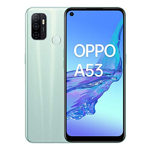 Oppo A53 Smartphone, 186 G, Display 6.5" Hd + Lcd, 3 Fotocamere 13 Mp, Ram 4 Gb + Rom 64 Gb Espandibile, Batteria 5000 Mah, Ricarica Rapida, Dual Sim,