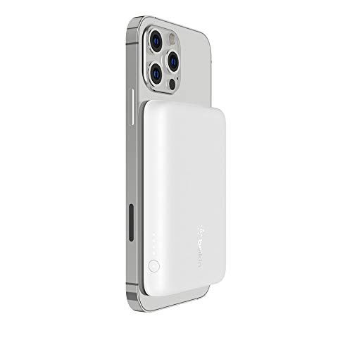 Belkin Batteria Esterna Wireless Magnetica 2500 Mah, Caricabatteria Portatile Con Magsafe Per Iphone 15, 14, Mini Power Bank Compatta Per Una Ricarica