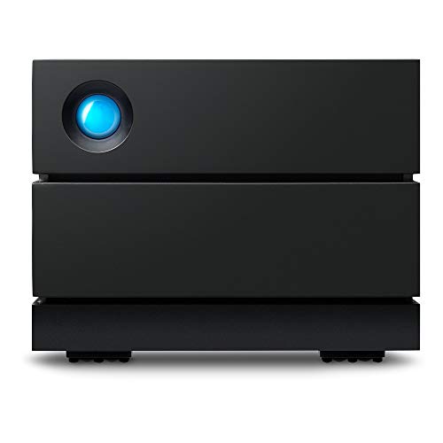 Lacie 2Big Raid Da 8Tb, Hard Disk Esterno Per Desktop, Classe Enterprise, Thunderbolt 3, Usb-C, 7200 Rpm, Per Mac E Pc Desktop, 5 Anni Rescue Services